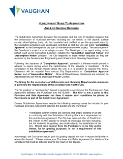 Homeowners Guide To Assumption And Lot