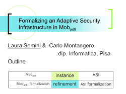 Formalizing an Adaptive Security Infrastructure in Mob_{adtl}