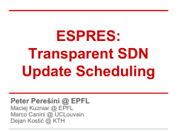 ESPRES: Transparent SDN Update Scheduling