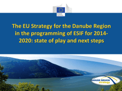 Drafting `Operational Programmes (OP)`