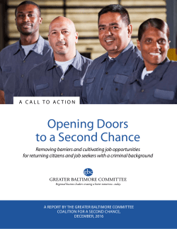 Opening doors to a Second Chance