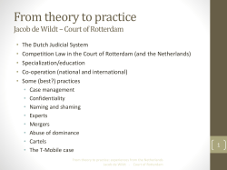 From theory to practice