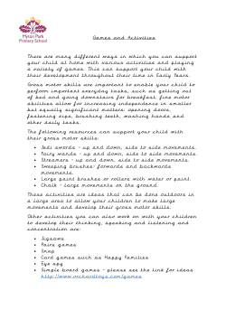 Games and Activities There are many different ways in which you