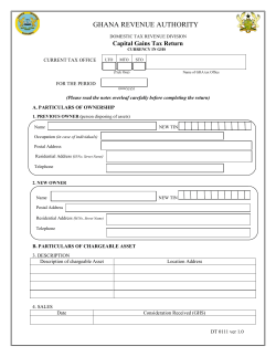 GHANA REVENUE AUTHORITY