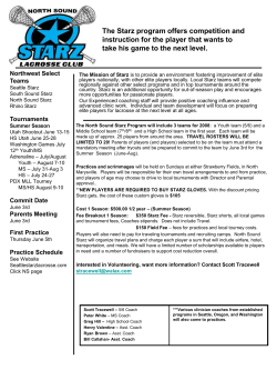 The Tacoma Youth Lacrosse Association