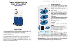 Owner`s Manual for the - Mission Bay Tennis Club