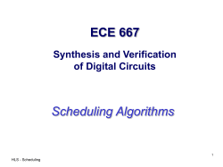 Scheduling Algorithms