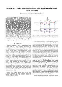 Social Group Utility Maximization Game with