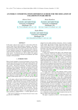 An Energy Conserving Finite Difference Scheme for the