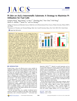 Pt Skin on AuCu Intermetallic Substrate: A Strategy to Maximize Pt