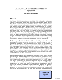 Exhibit 5N - Alabama Law Enforcement Agency Integrity Unit Case