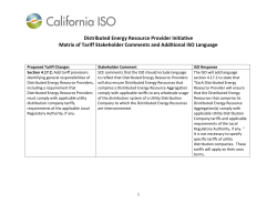 Distributed Energy Resource Provider