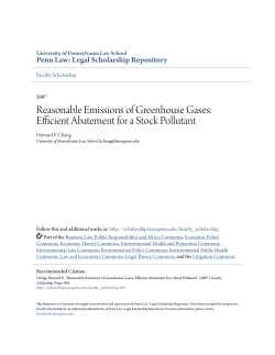 Efficient Abatement for a Stock Pollutant