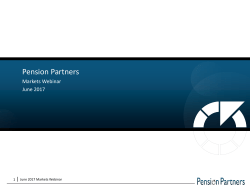 Pension Partners – Markets Call – June 2017