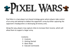 Pixel Wars is a two-player turn-based strategy game where players