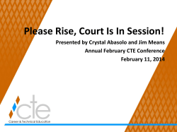 Please Rise, Court Is In Session! - Smoky Hill Education Service