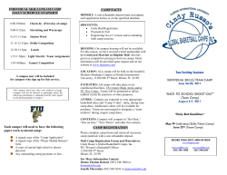 Cindy Russo`s Basketball Camp Staff