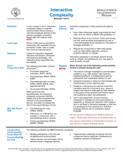 Interactive Complexity - American Academy of Child and Adolescent