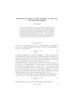 Improved bounds on the number of ternary square