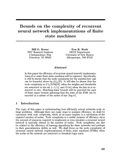 Bounds on the Complexity of Recurrent Neural Network