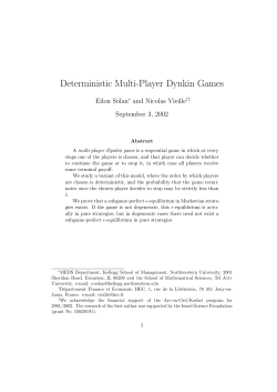 Deterministic Multi-Player Dynkin Games