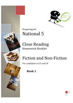 English National 5 Hwk Booklet 1