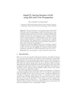 EagleUP: Solving Random 3-SAT using SLS with Unit Propagation