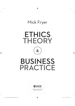 ethics theory business practice