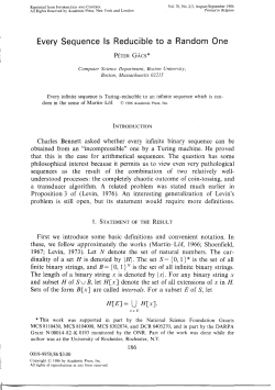 Every Sequence Is Reducible to a Random One