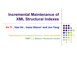 Construction and Maintenance of Structural Indexes for XML Data