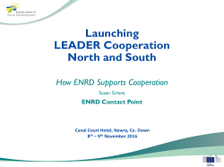 Launching LEADER Cooperation North and South