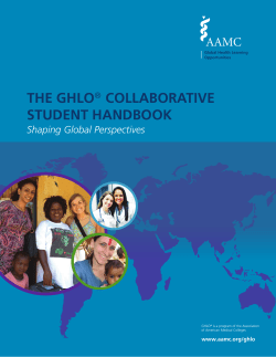 The GHLO&reg; Collaborative Student Handbook