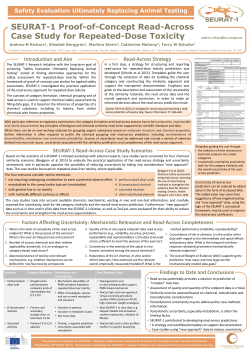SEURAT-1 Proof-of-Concept Read-Across Case Study for