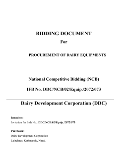 SBD-BD-Goods - Dairy Development Corporation