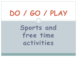 Do/Go/Play