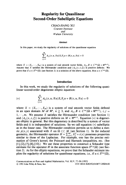 Regularity for quasilinear second