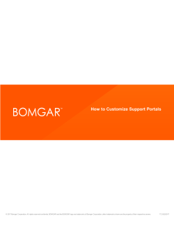 How to Customize Support Portals