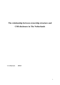 Chapter 7 Empirical research about the relation between ownership