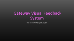 Gateway Visual Feedback System