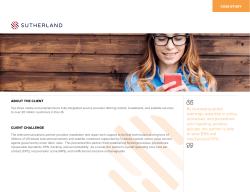 CASE STUDY Innovation | Digital Agent | Automation