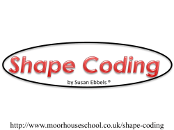 Shape Coding by Susan Ebbels (R)
