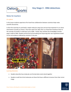 KS3_DNA_detectives_Teachers_Notes