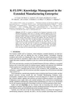 K-FLOW - University of Strathclyde