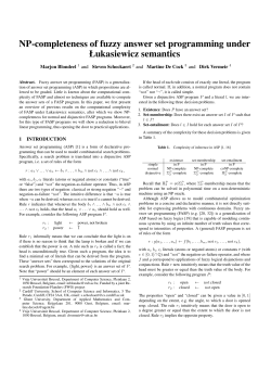 NP-completeness of fuzzy answer set programming under