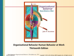 Newstrom/Davis 12e - OrganizationalBehaviorE68