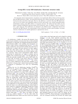 Group-IIIA versus IIIB delafossites: Electronic structure study