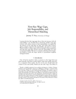 Firm-Size Wage Gaps, Job Responsibility, and