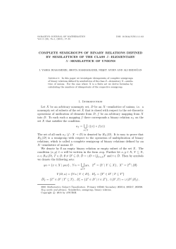 COMPLETE SEMIGROUPS OF BINARY RELATIONS