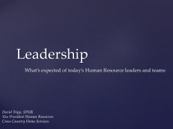 Leadership - Anderson Area SHRM