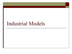 Industrial Models